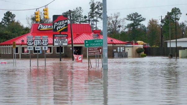 Flooding in Escambia County,