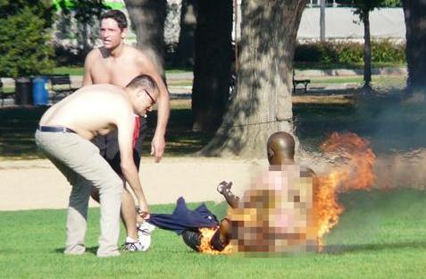 self-immolation at the National Mall -
