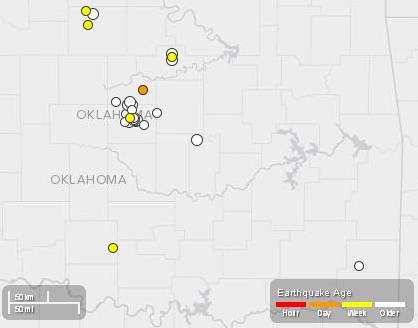 Oklahoma Quakes - Nov 2013